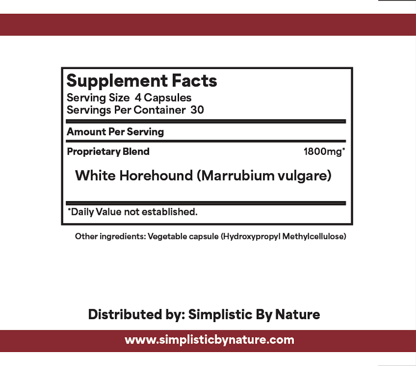 Horehound Label Info.png