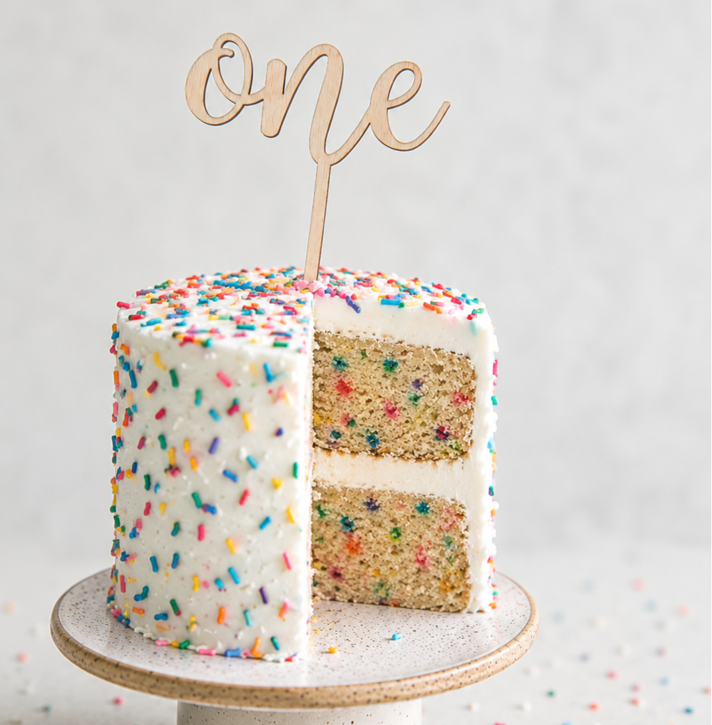 Healthier Funfetti Cake