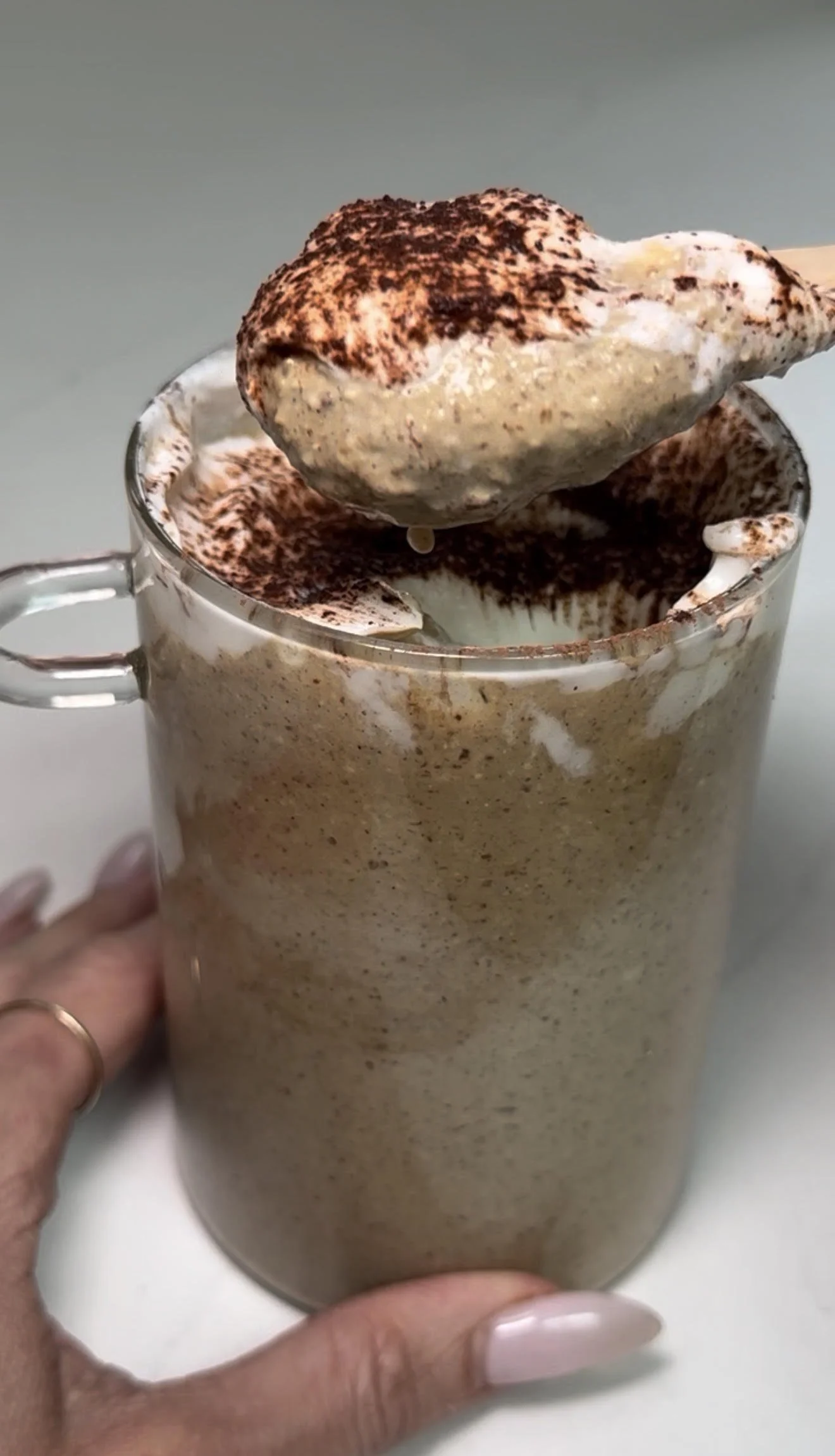 Protein Tiramisu Overnight Blended Oats