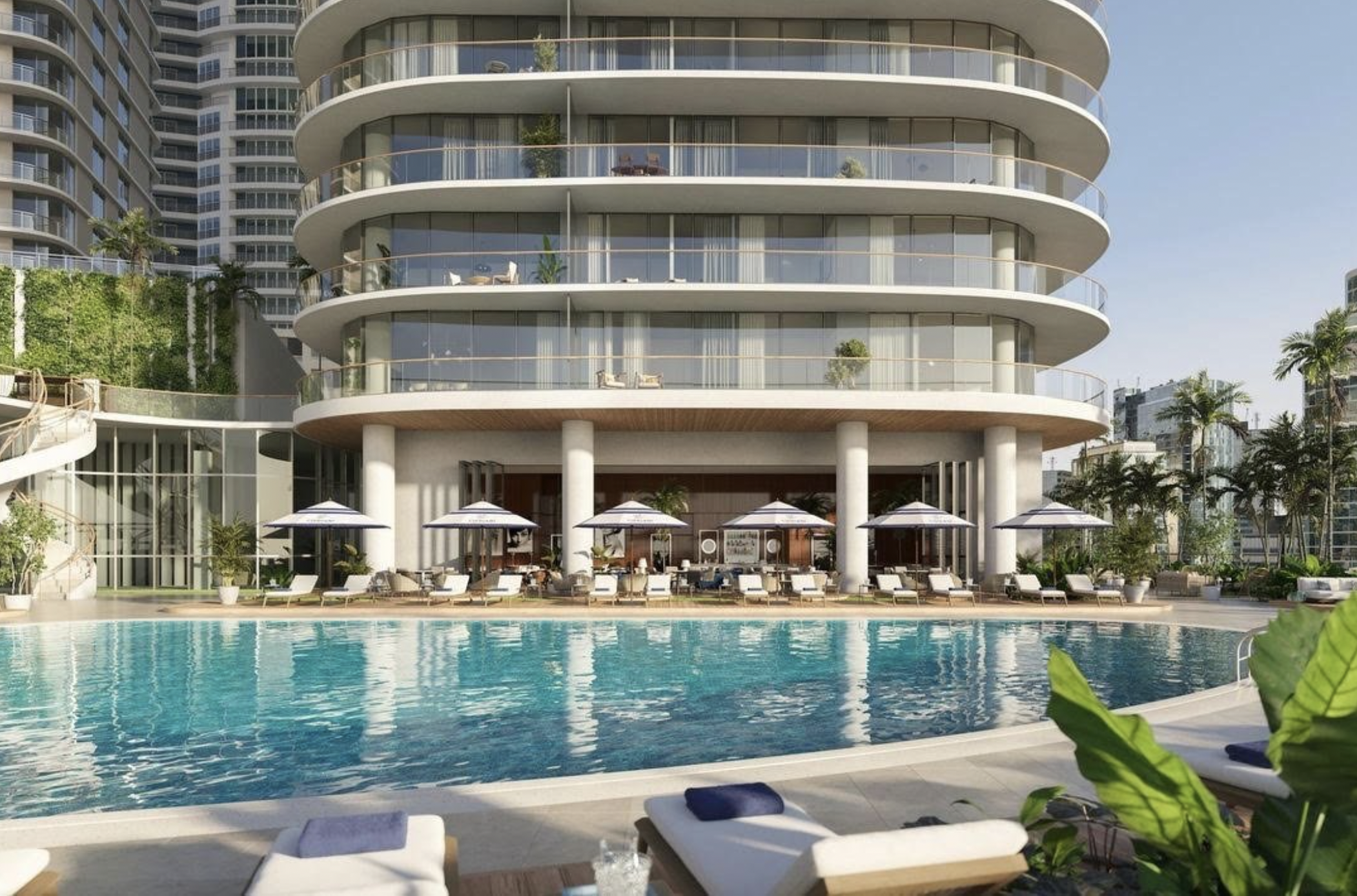 Cipriani Residences Brickell pool