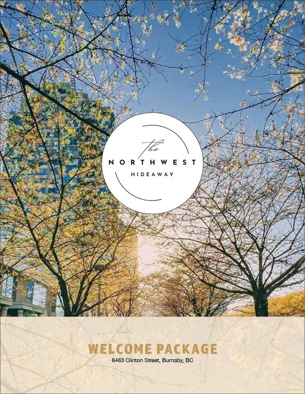 Cover photo of Perch Properties' Guidebook for the The Northwest Hideaway in Vancouver, British Columbia