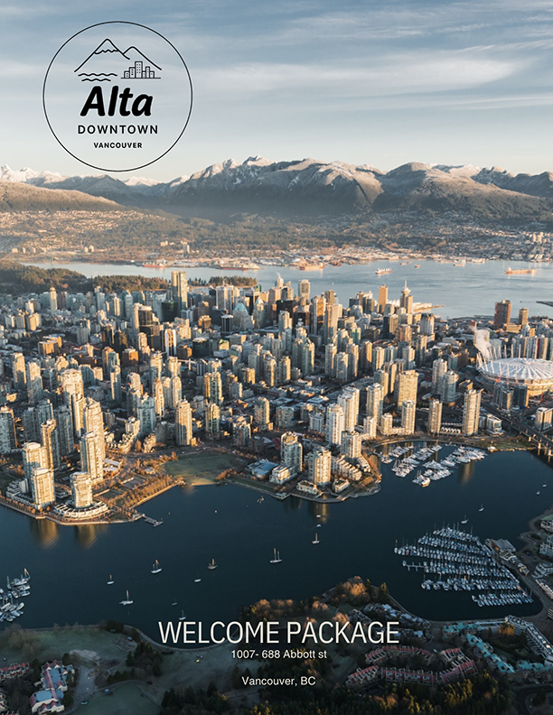 Cover photo of Perch Properties' Guidebook for Alta in Vancouver, British Columbia