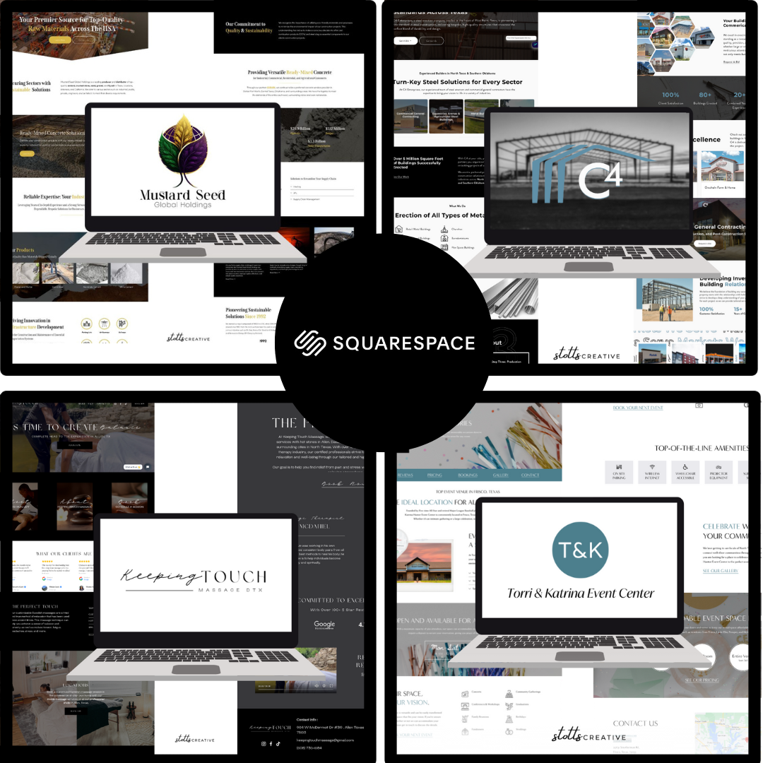 Stotts Creative | Custom Squarespace Website Design for Small Businesses