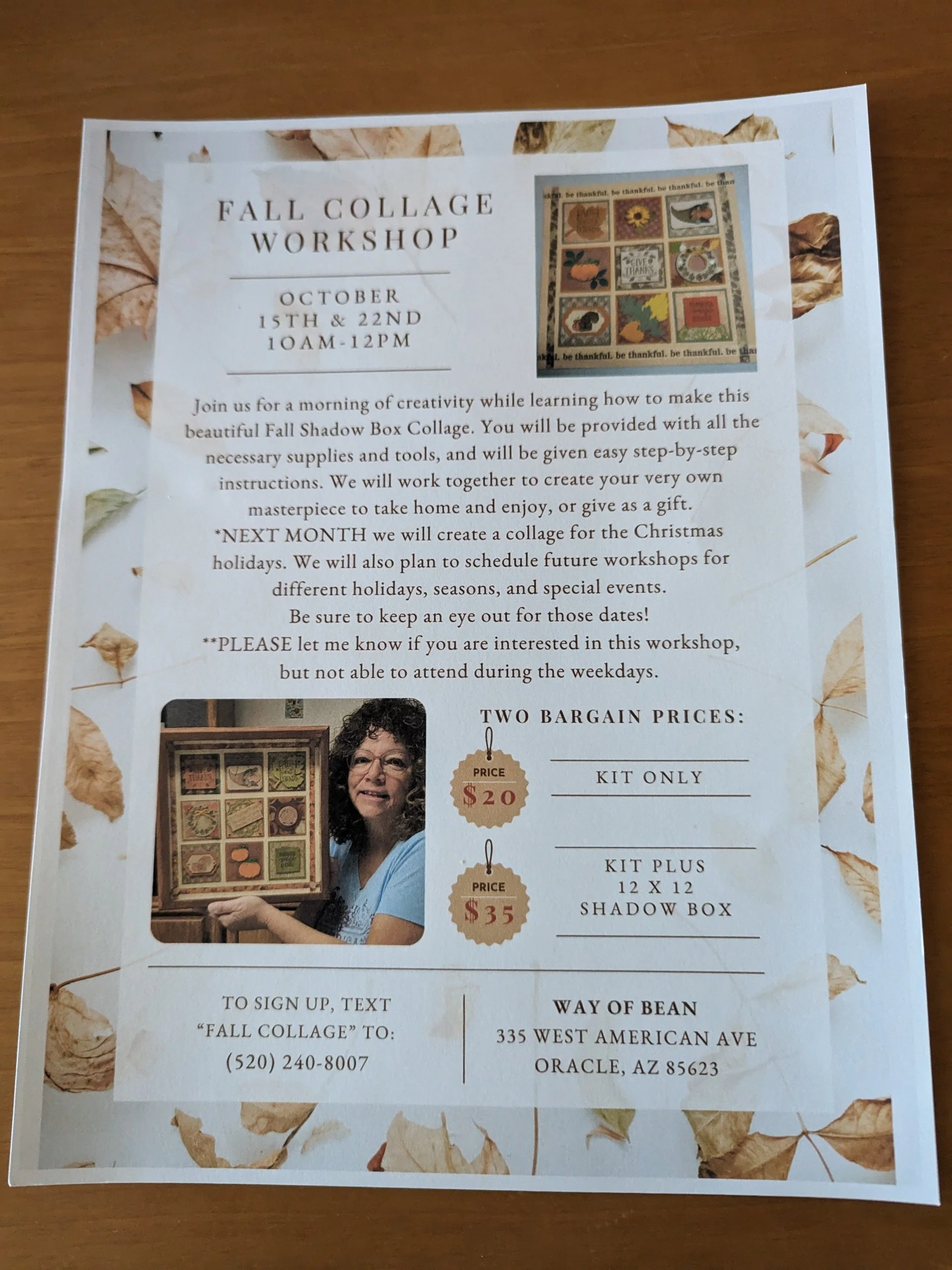 Fall Collage Workshop