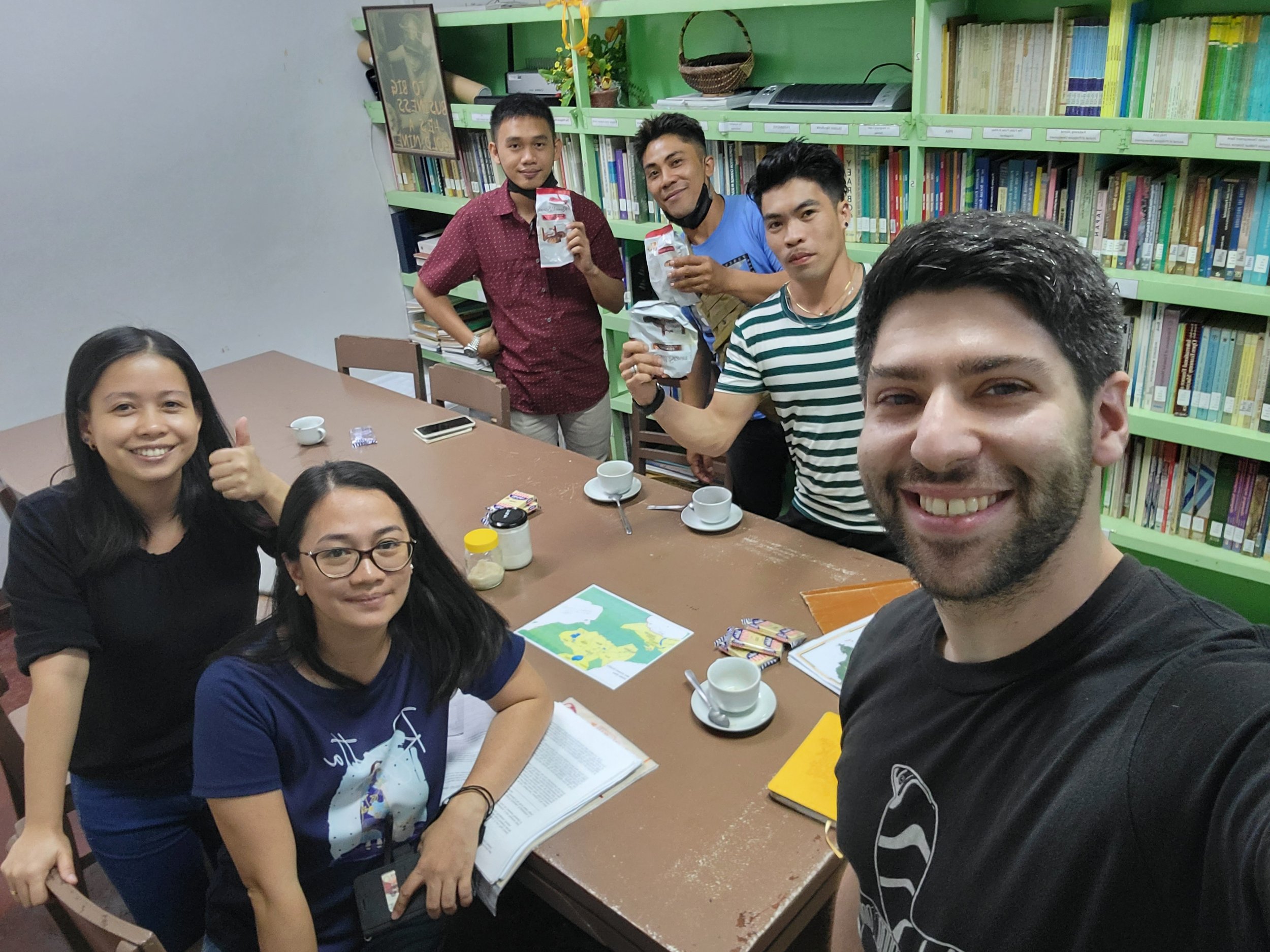 Collaborative efforts with social scientists Ma'ams Colyn Lyn Pejo and Mary Grace Joyce Alis Besenio at Ateneo de Naga University and some of our helpful field crew! Along with Dr. Michael A. Cuesta, our collaborations help us learn more about the bi