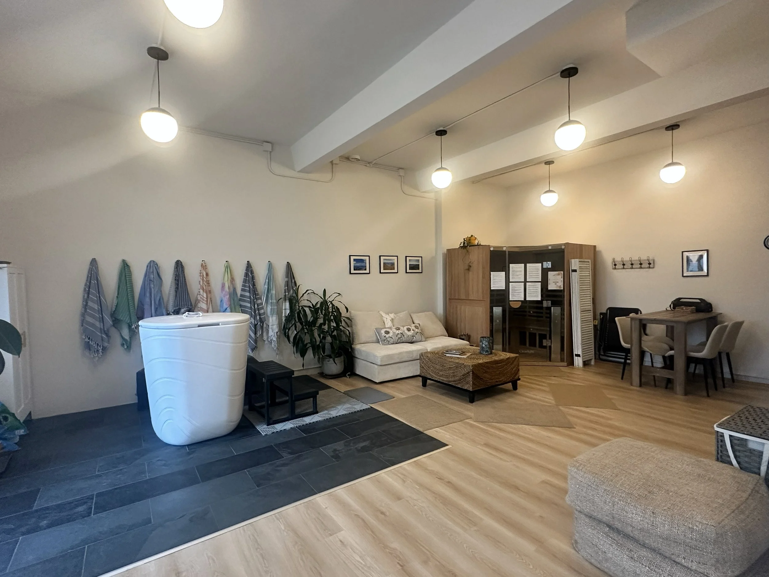 Cold Plunge and Infrared Sauna