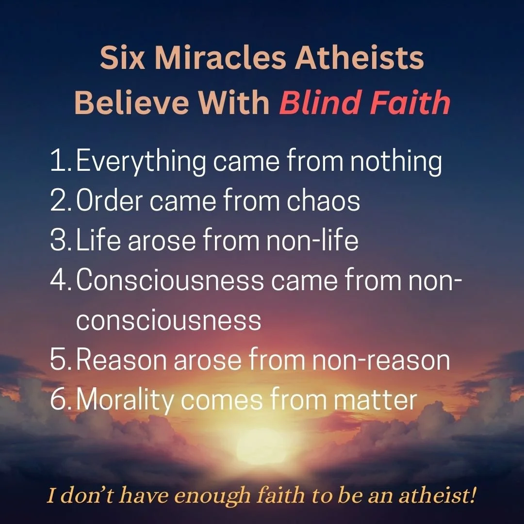 I've never yet heard any atheist attempt - let alone earnestly - to answer any of these miracles that science cannot answer. They simply refuse to address them.
#sixmiracles #blindfaith