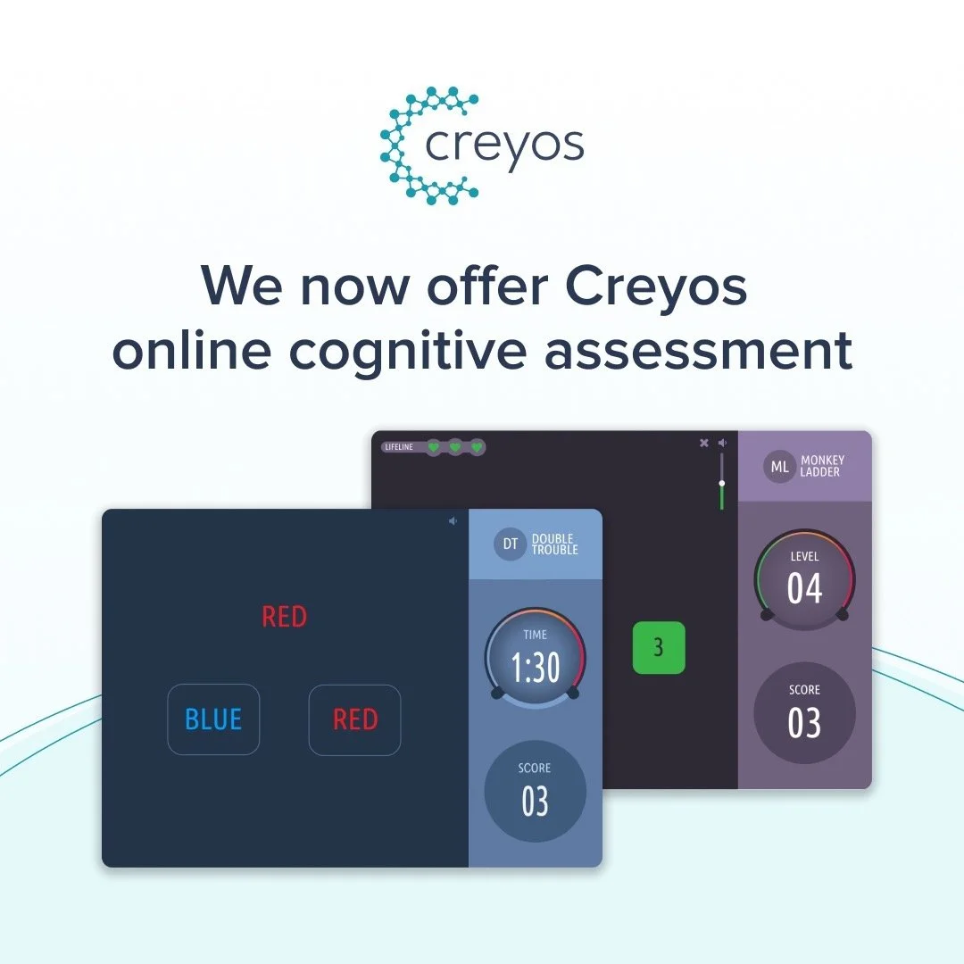 Did you know that North Jersey Psychiatry Services offers Creyos cognitive assessments? These allow us to better measure and manage your brain health.

Contact our clinic to learn more and to set up your first consultation.

#Creyos #cognitiveassessm