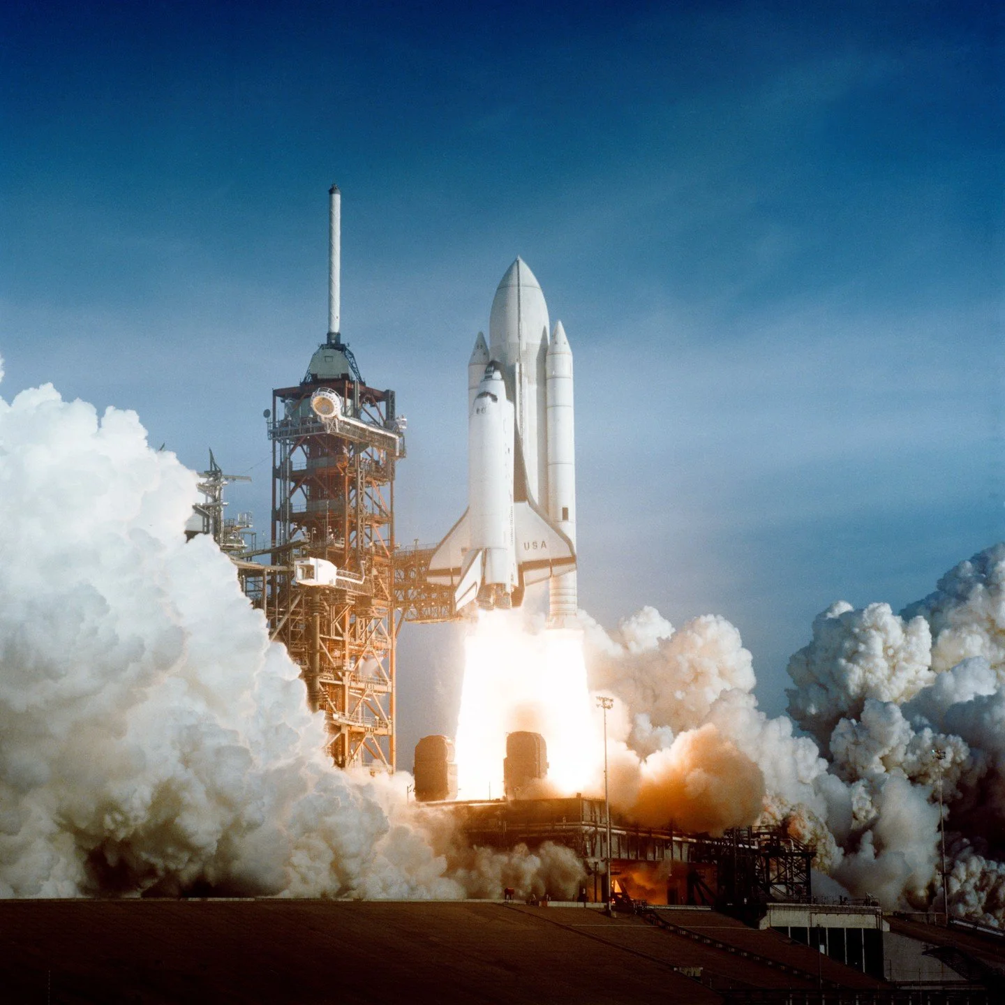 I'm getting ready to launch North Jersey Psychiatry Services and njpsych.com! This is an image from the first space shuttle launch, STS-1, on April 12, 1981. Fun fact: NASA employs psychiatrists on their behavioral health team to attend to the demand