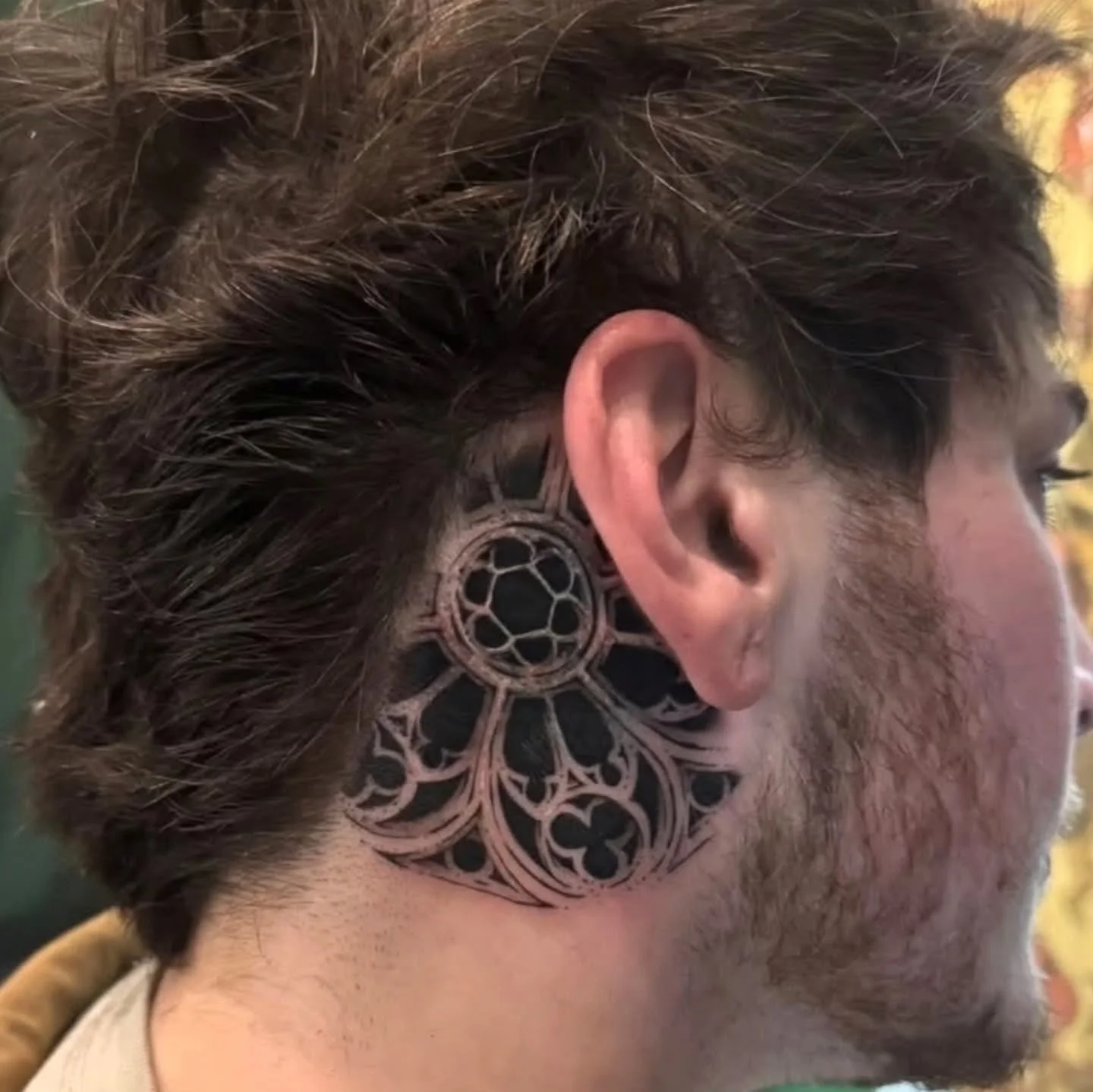 Cover-up tattoo by @booker_teeth_tattoo 

#coveruptattoo #blackworktattoo #olympiawa #downtownolympia #eartattoo