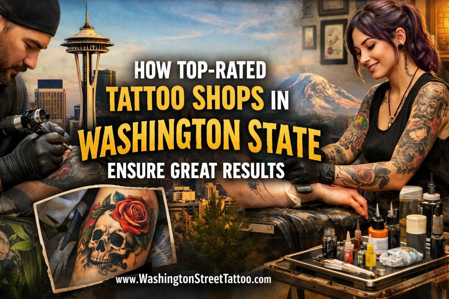 How Top-Rated Tattoo Shops in Washington State Ensure Great Results