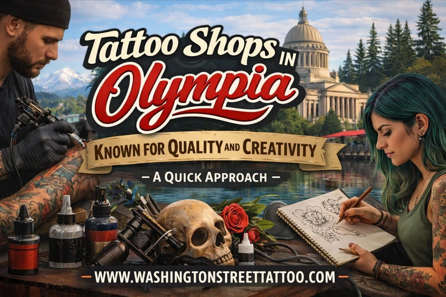 Best Tattoo Shops in Olympia for Creative &amp; High-Quality Tattoos
