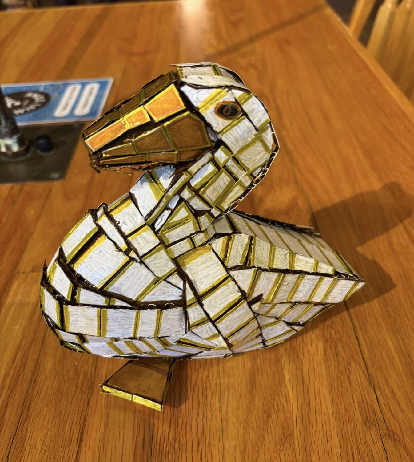 CLICK IMAGE  "Quack!"  Mixed Media Sculpture.  $95  