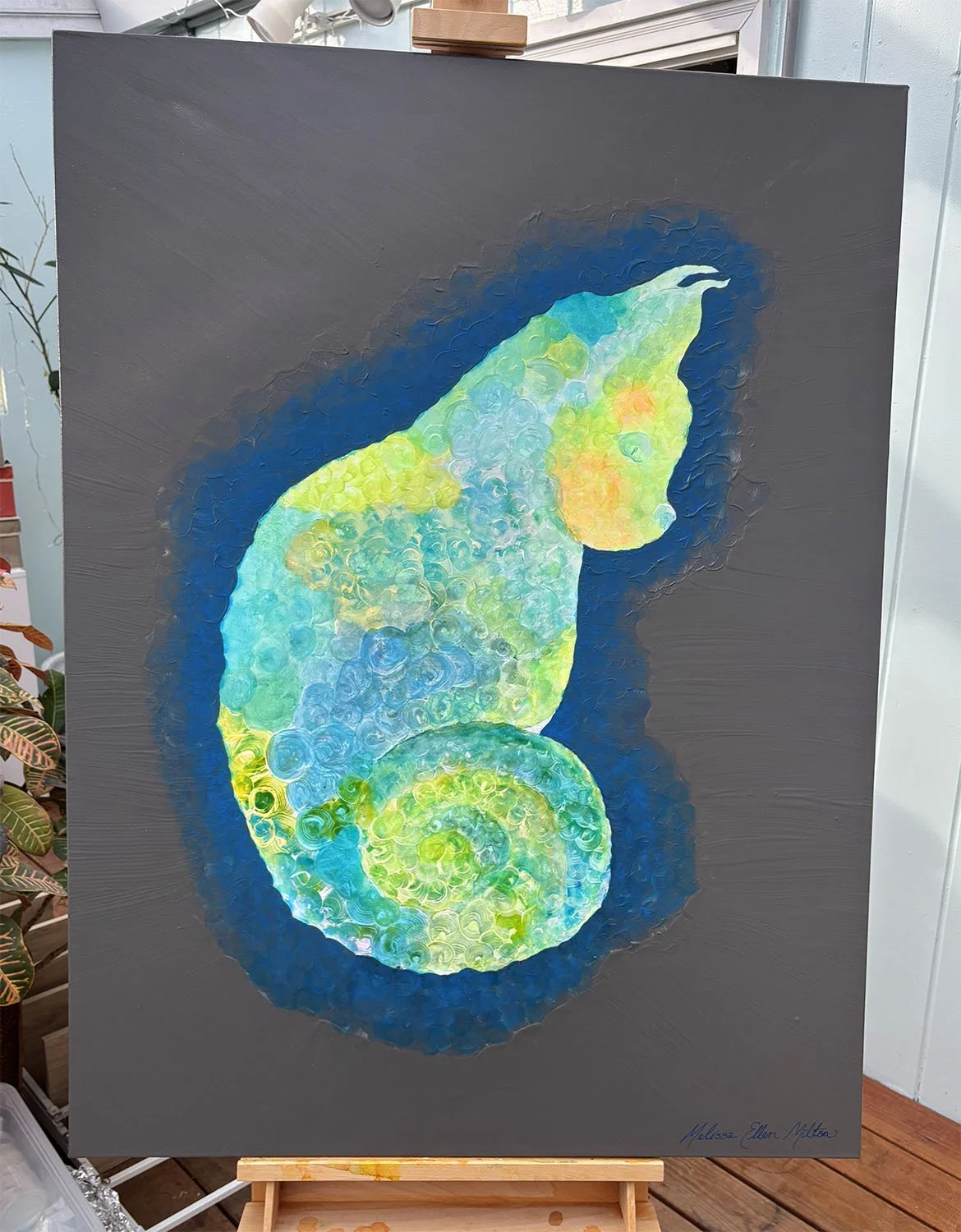 CLICK IMAGE  "Contemplation"  The Original is $1,200.  Duplicate prints start at $40. 