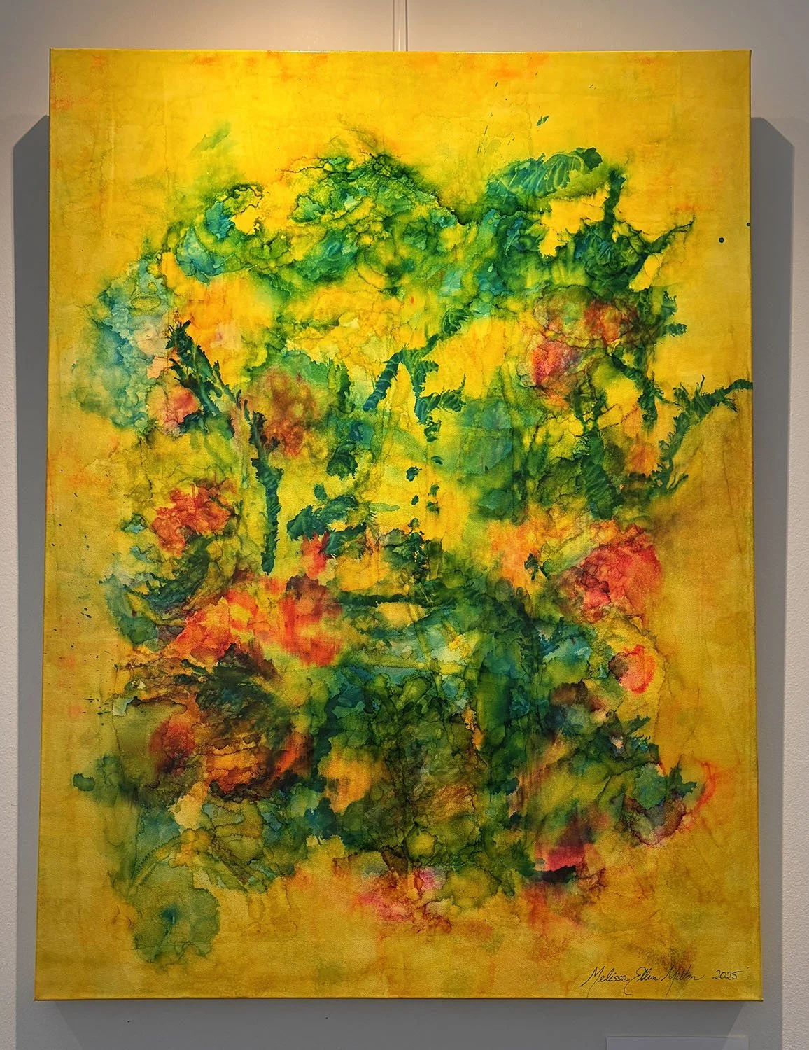 CLICK IMAGE  "My Wreath"  Original is $900.  Duplicate prints start at $40.