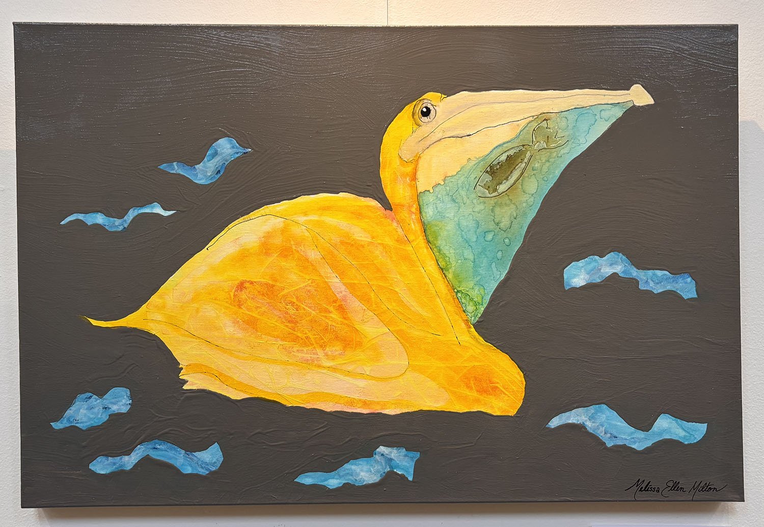 CLICK IMAGE  "Swimming"  Original is $375. Duplicate prints start at $40. 