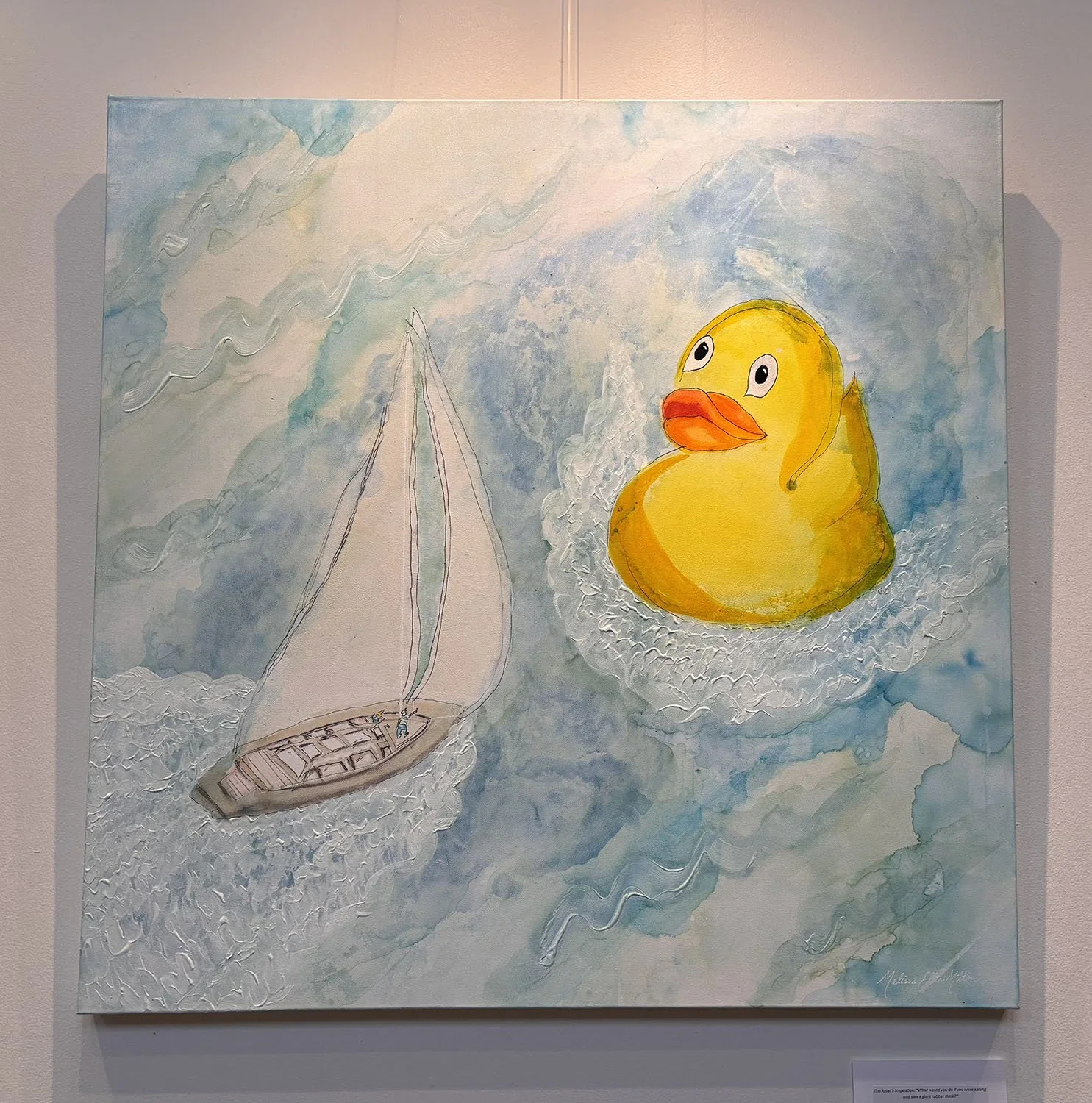 CLICK IMAGE  "Encounter"  The Original is $600.  Duplicate prints start at $40. 