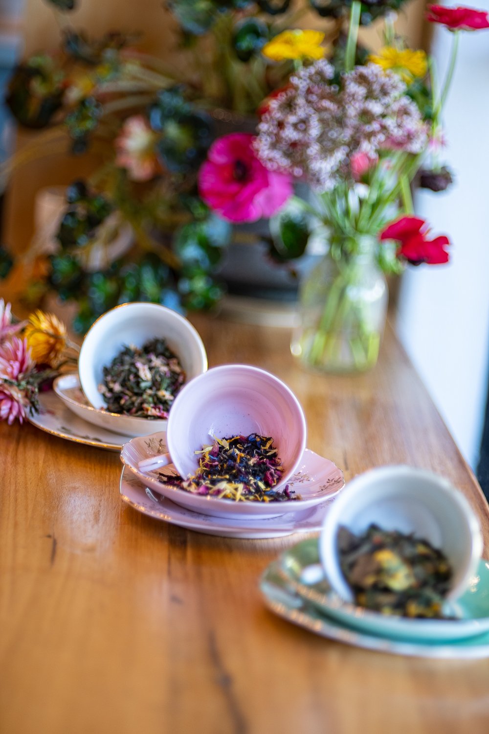 Trio of teas