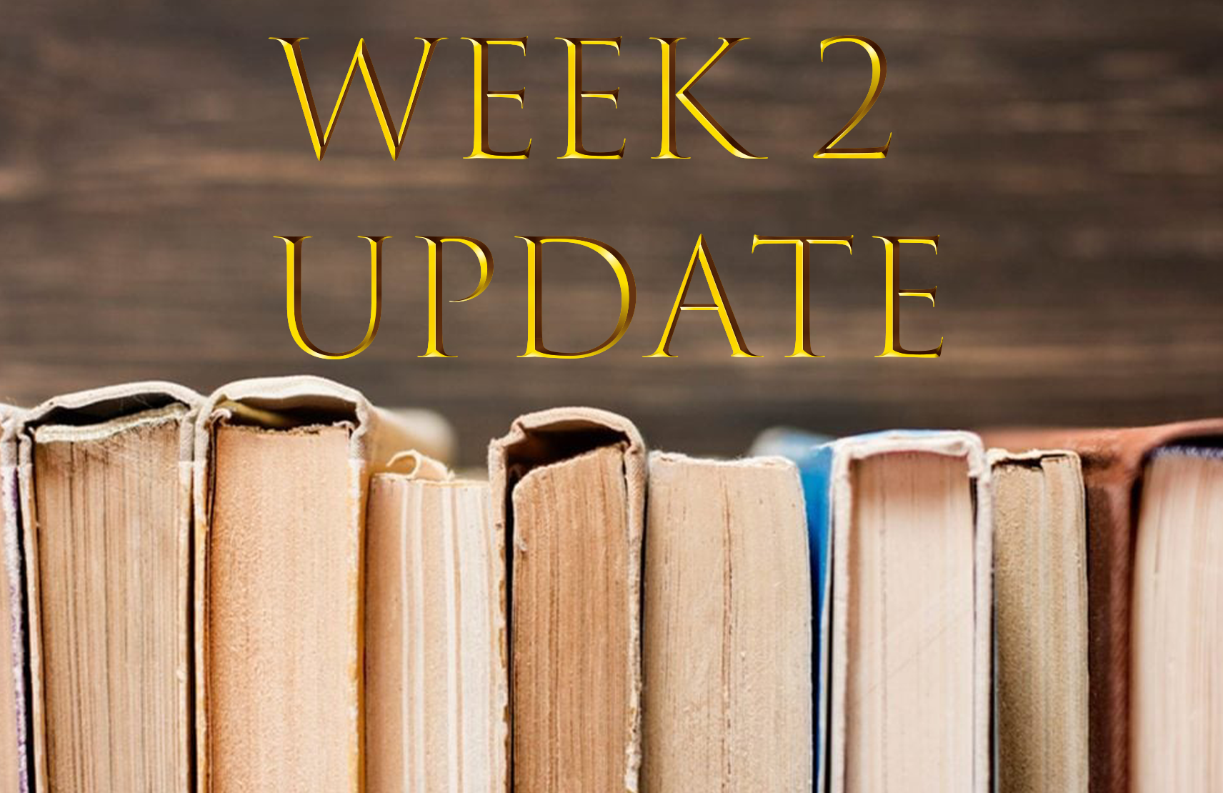Book: week 2 update