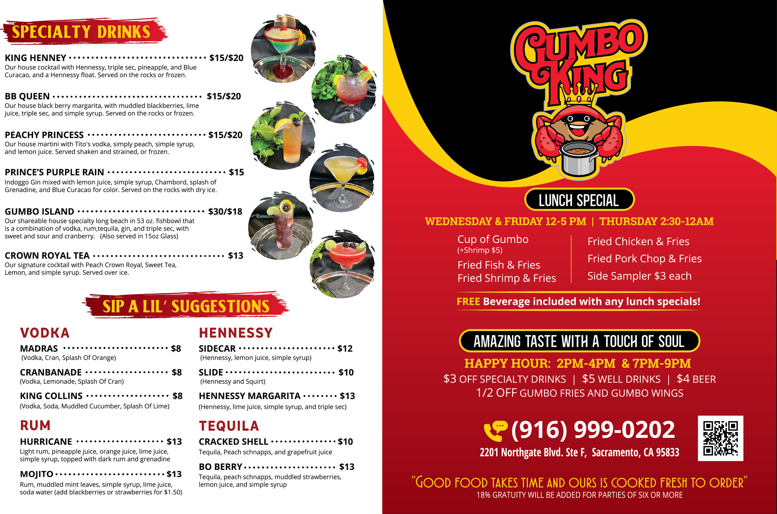 Menu — Gumbo King