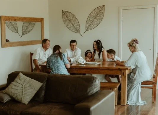 A quiet heartfelt moment. The legal words. Your favourite people. Married in a couple of minutes at your kitchen table. My legals only package is a beautiful option for those that just want to get married without having a ceremony. 
It can be this si