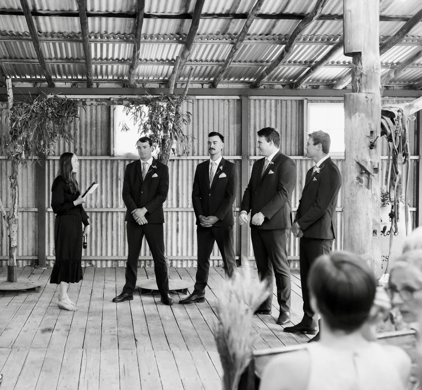 Those quiet moments before it all begins&hellip;
Guests arriving, music playing, a few nerves floating around &mdash; and me at the front, calm, prepped, ready to go.
Holding the space so you don&rsquo;t have to think about a thing. Just breathe it i