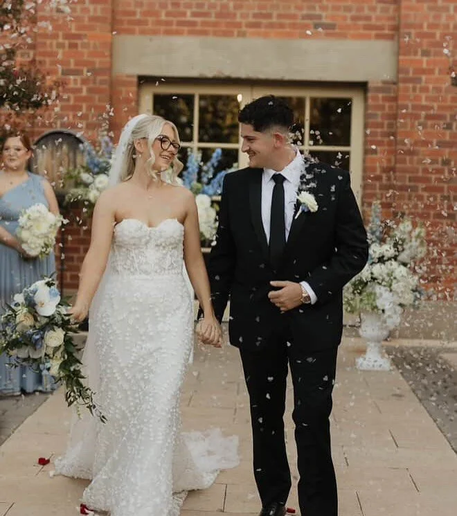 Mr and Mrs Hassarati❤️

Tia and Lachie said I do back in April with their closest family and friends watching on, as well as their little boy Malakai who rightly stole the show. Lachie and Tia are such a kind a loving couple and I loved being apart o