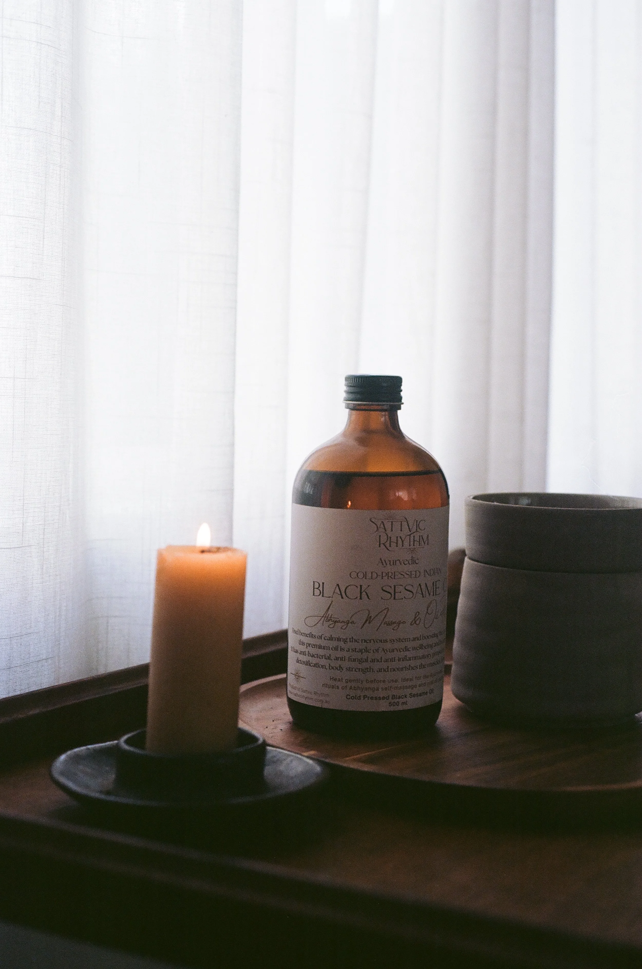 Sattvic Rhythm Black Sesame Seed Oil