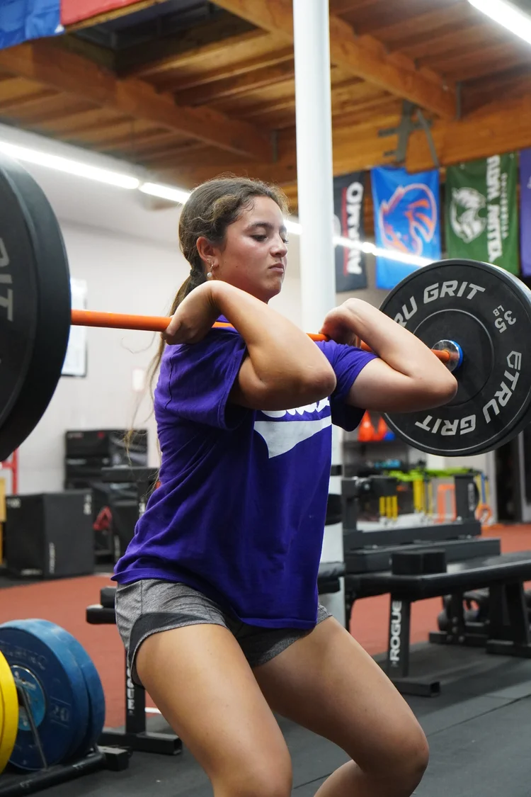Athlete lifting at Odyssey Performance
