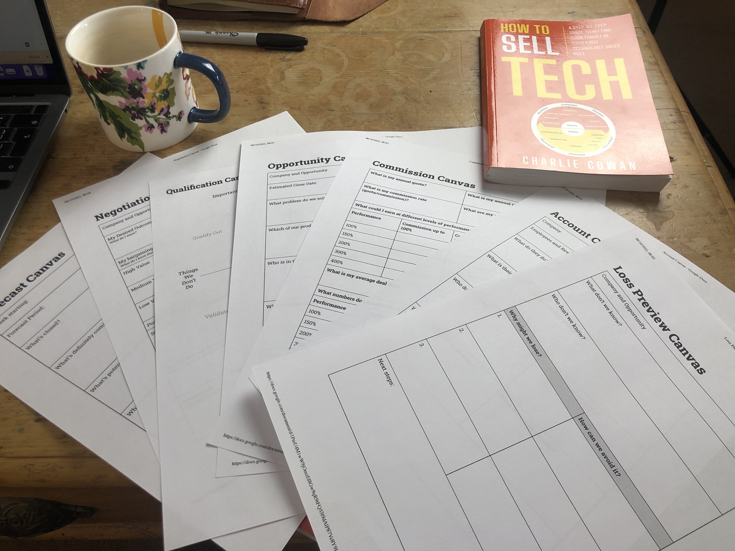 Structure your thinking with canvases — How To Sell Academy