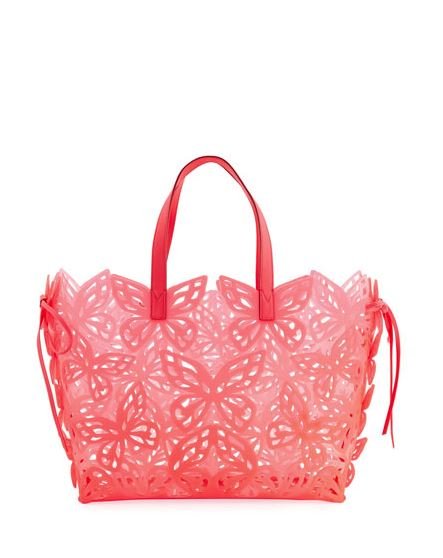 Liara Butterfly Jelly Tote Bag