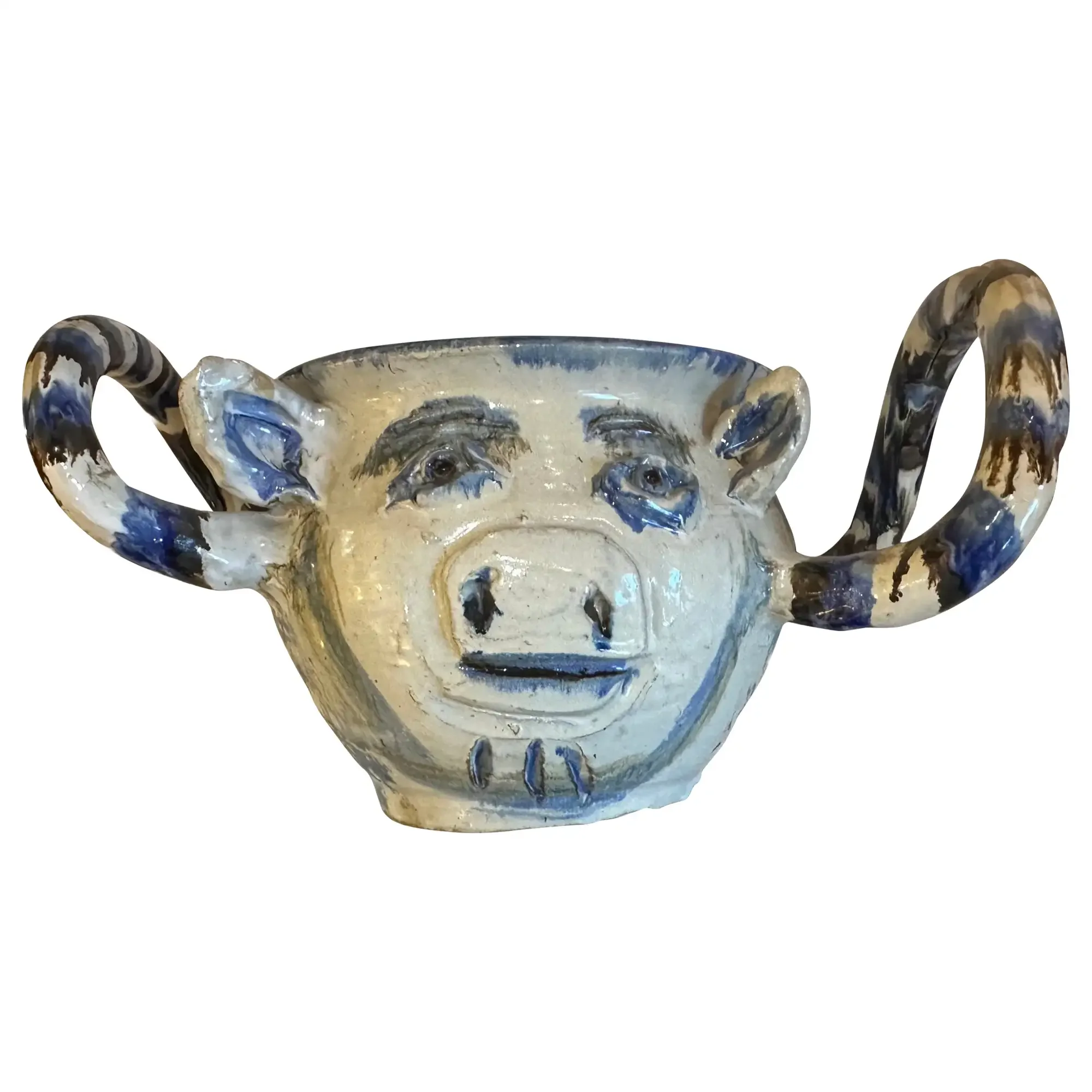 David Bates Glazed Ceramic Vessel