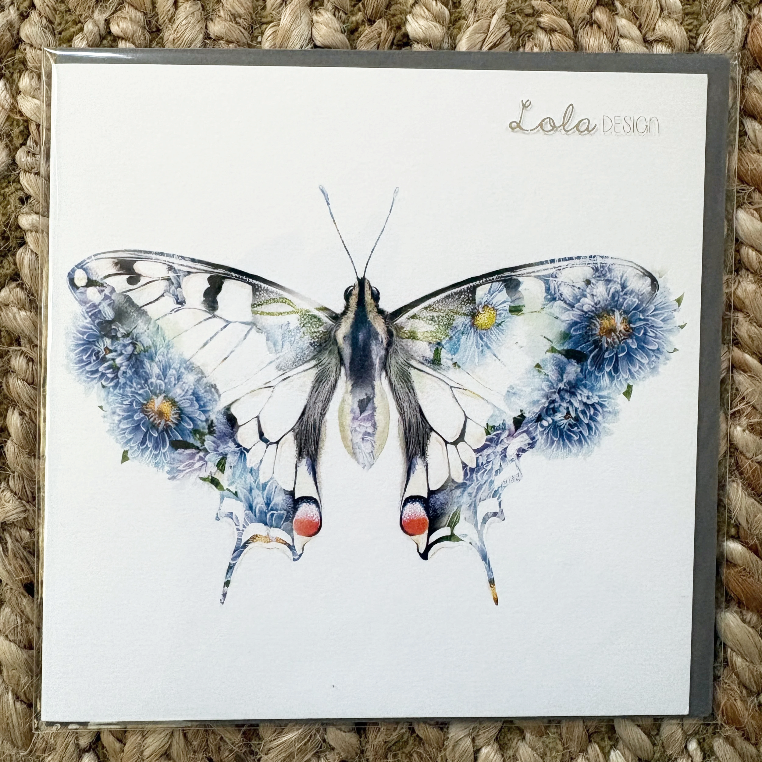 Greeting Card-Watercolor Butterfly Blank