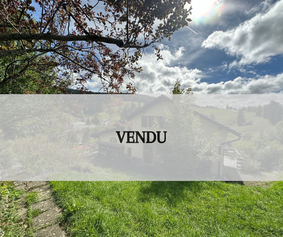 Magnifique villa individuelle avec beau dégagement sur les hauteurs du village - Le Brassus