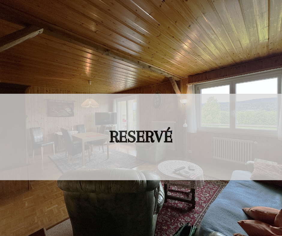 Appartement avec vue sur le lac de Joux - Les Bioux