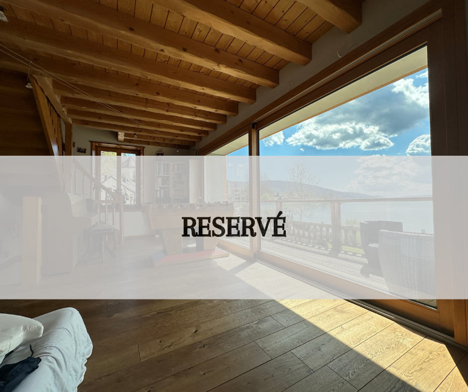 Villa avec vue plongeante sur le lac de Joux - Le Pont 