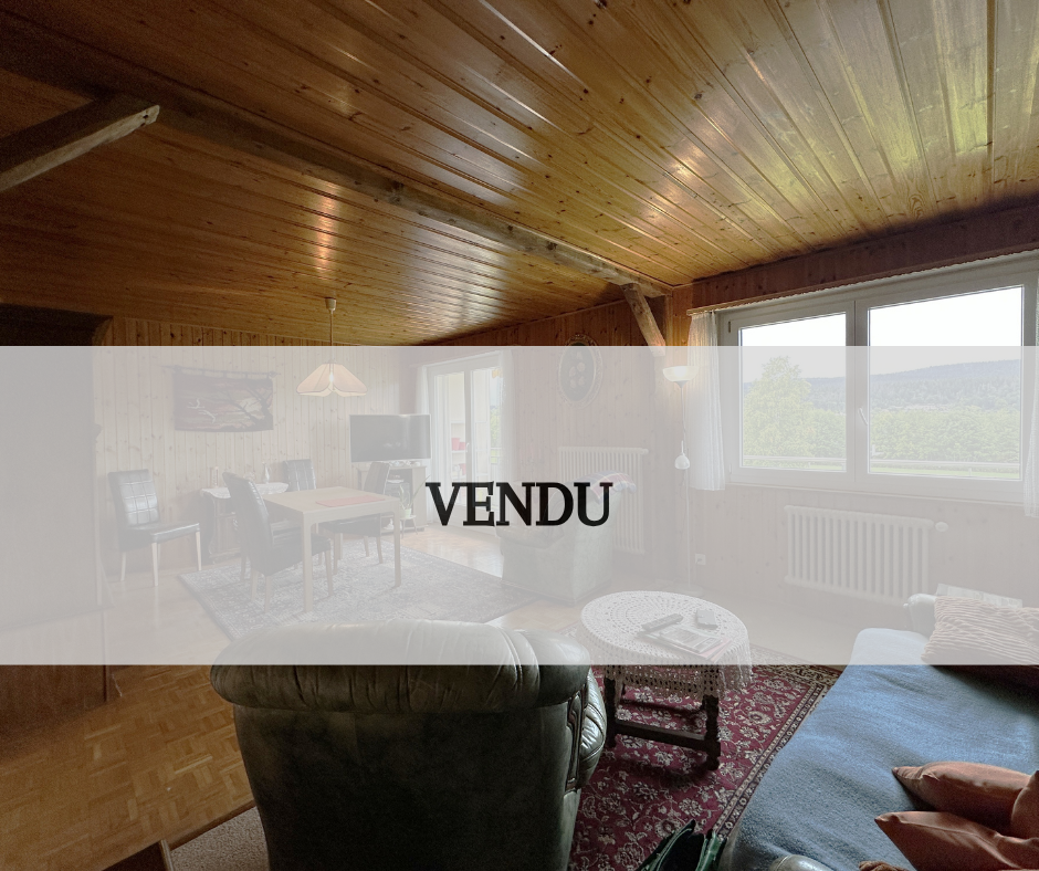 Appartement avec vue sur le lac de Joux - Les Bioux