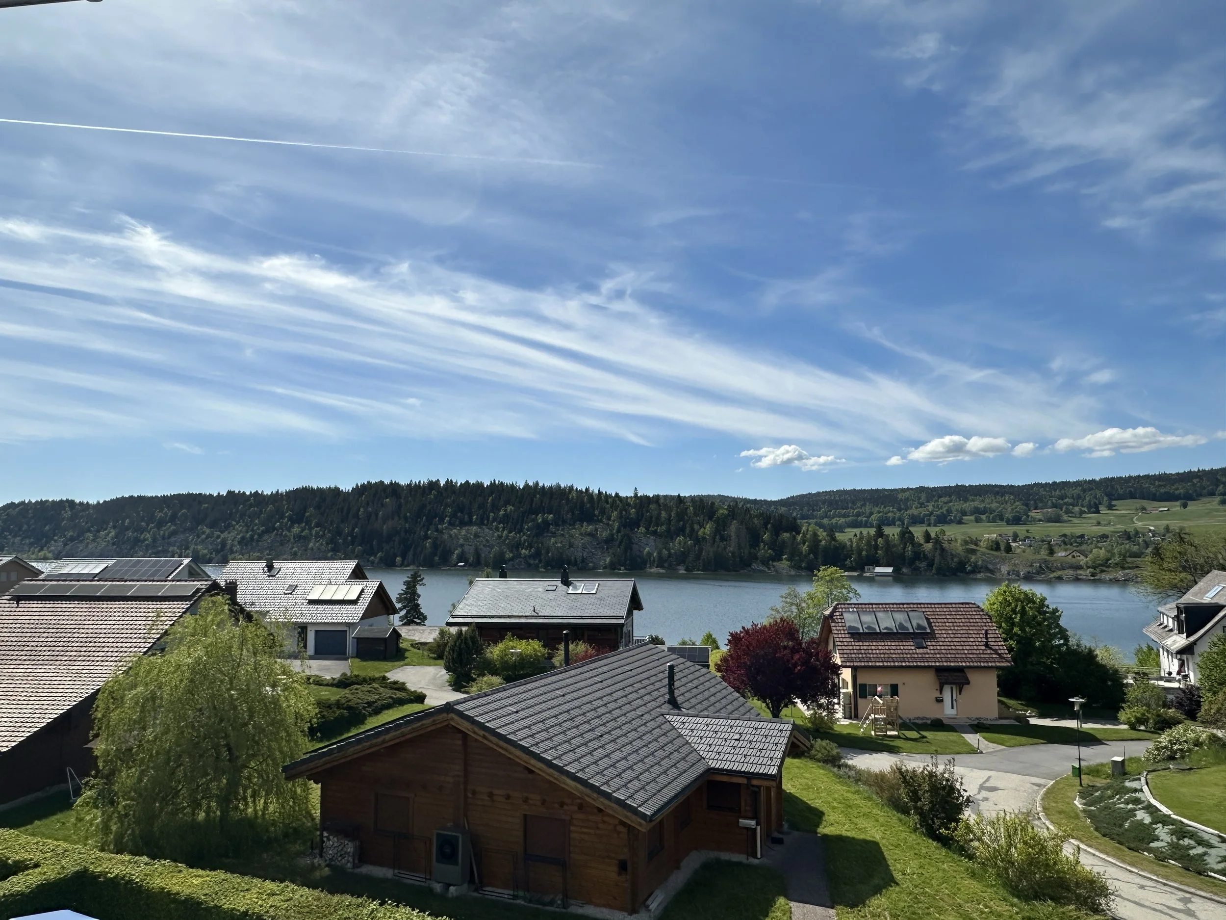 Appartement avec vue dégagée sur le lac de Joux, Le Pont 