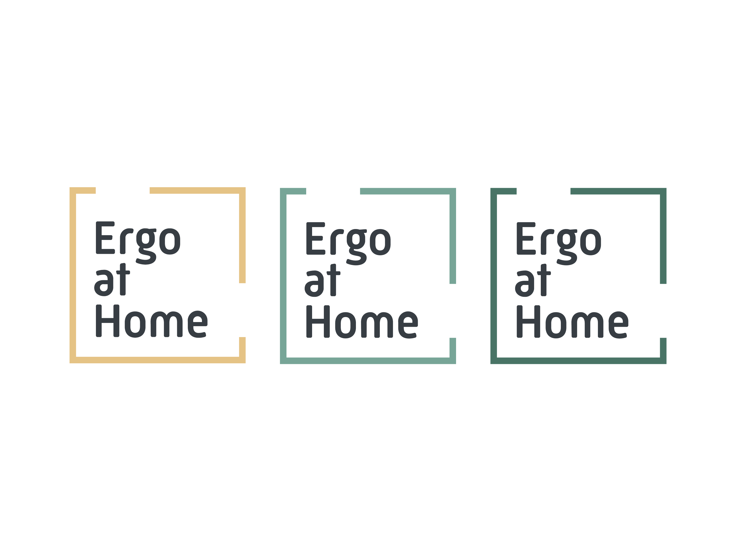 Logodesign für die Ergotherapeutin Luzia Buchli aus Schlieren. www.ergo-at-home.ch Gestaltet von Anna Meyer, Genauso Grafik Zürich