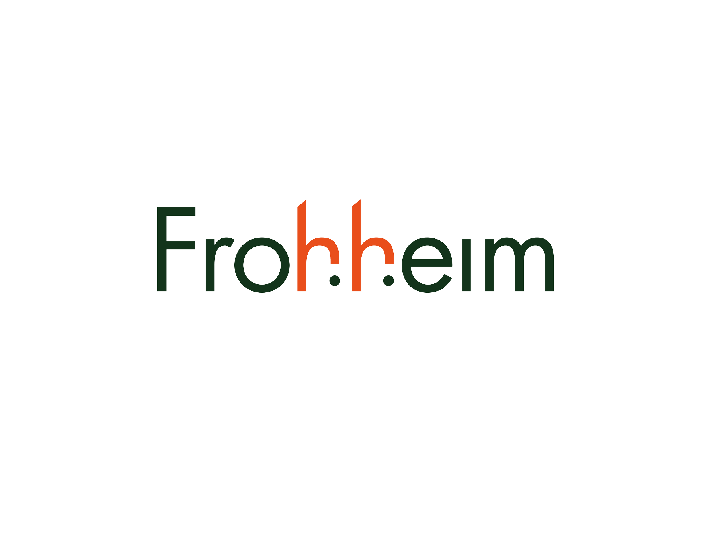 Logopitch-Vorschlag für Frohheim Baugenossenschaft Zürich (BGF) u.a., 2021. Gestaltung: Genauso Grafik Zürich