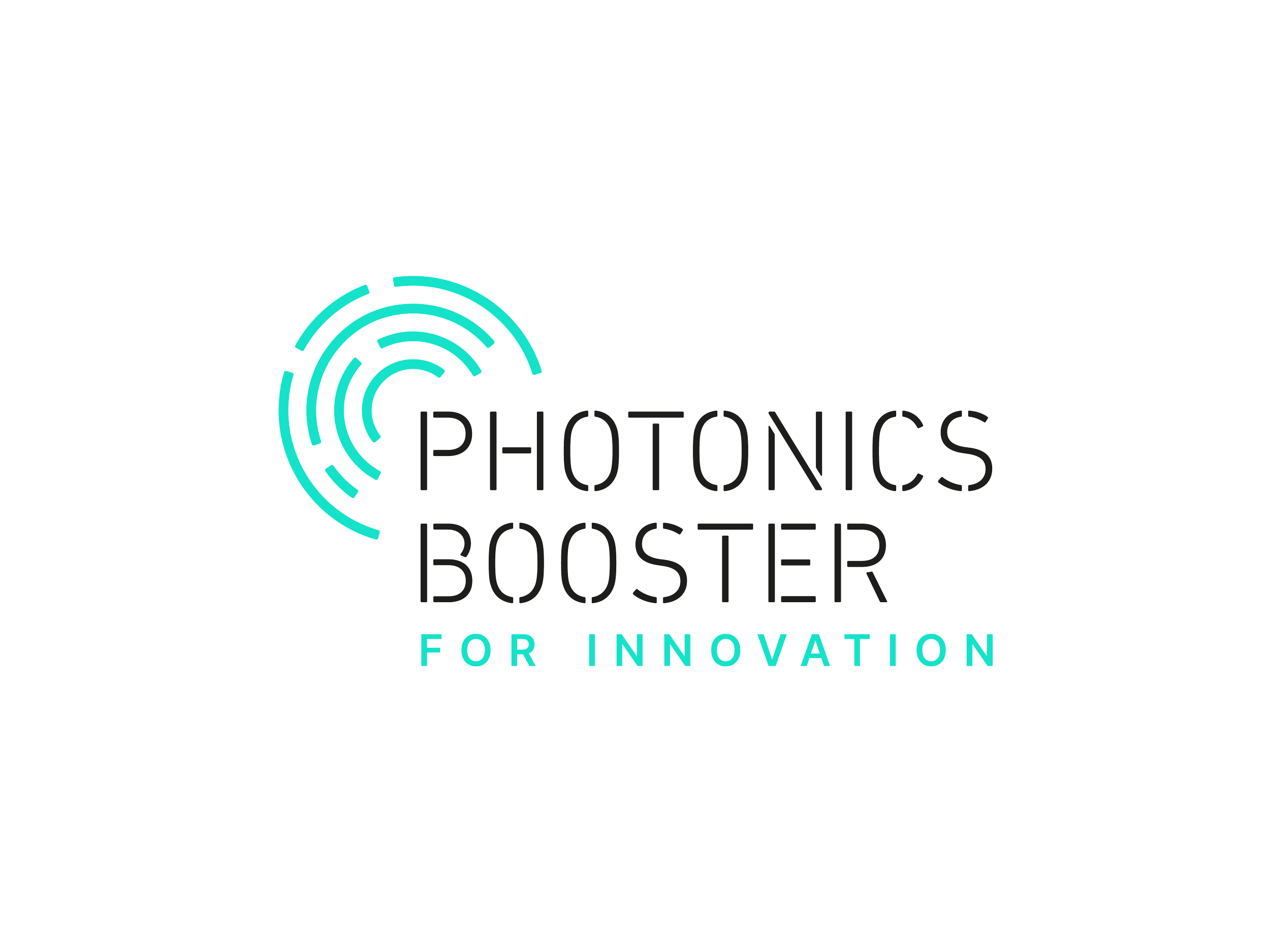 Logodesign für Photonics Booster for Innovation. Gestaltung: Genauso Grafik Zürich Anna Meyer