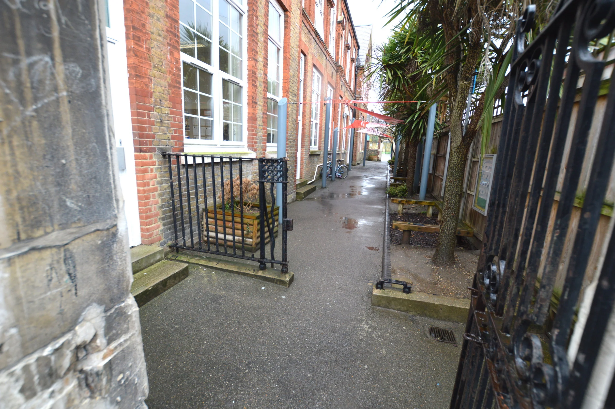 Side entrance before refurbishment