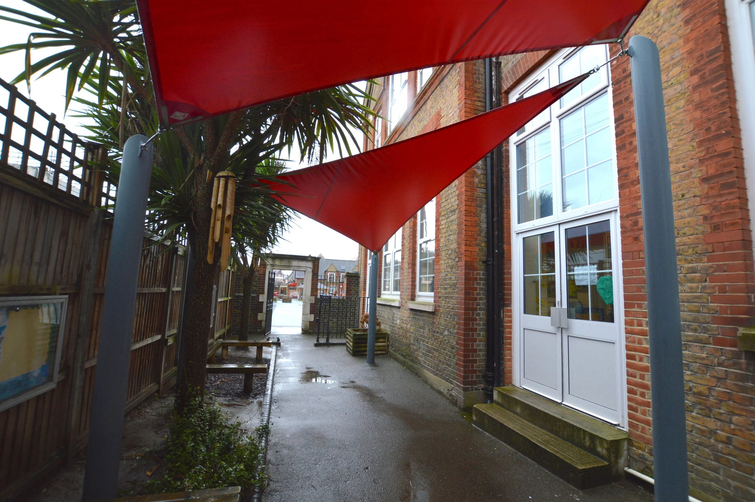 Side entrance before refurbishment