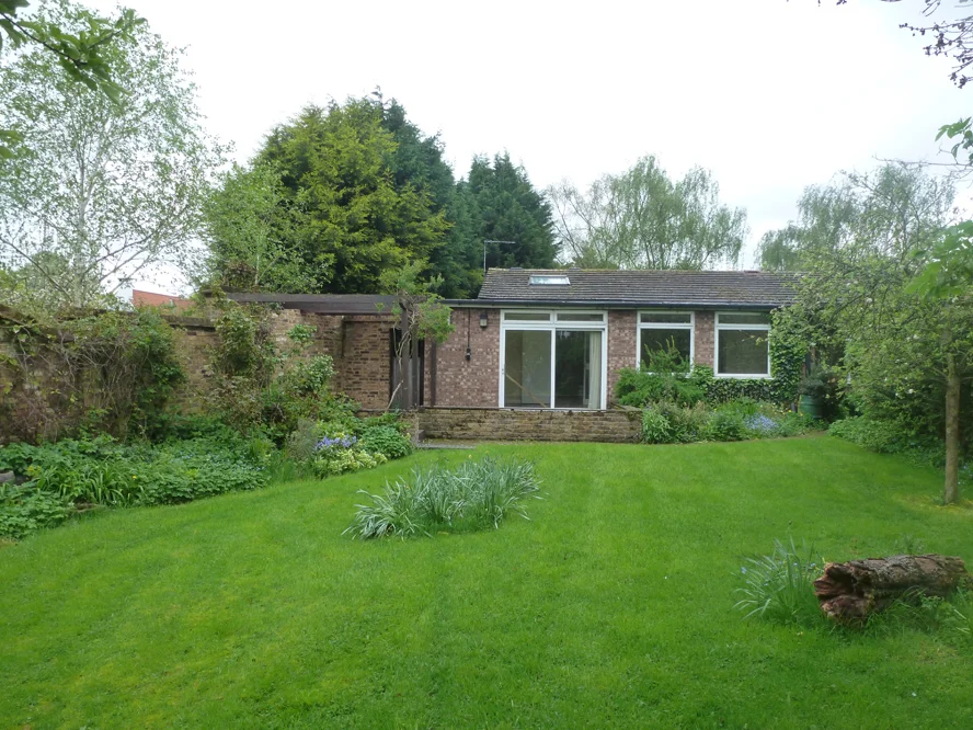 View from garden before demolition