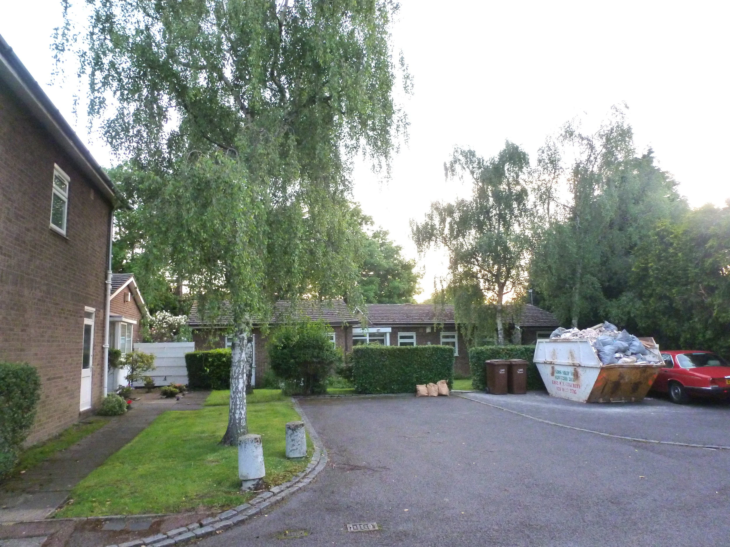 View from street before demolition