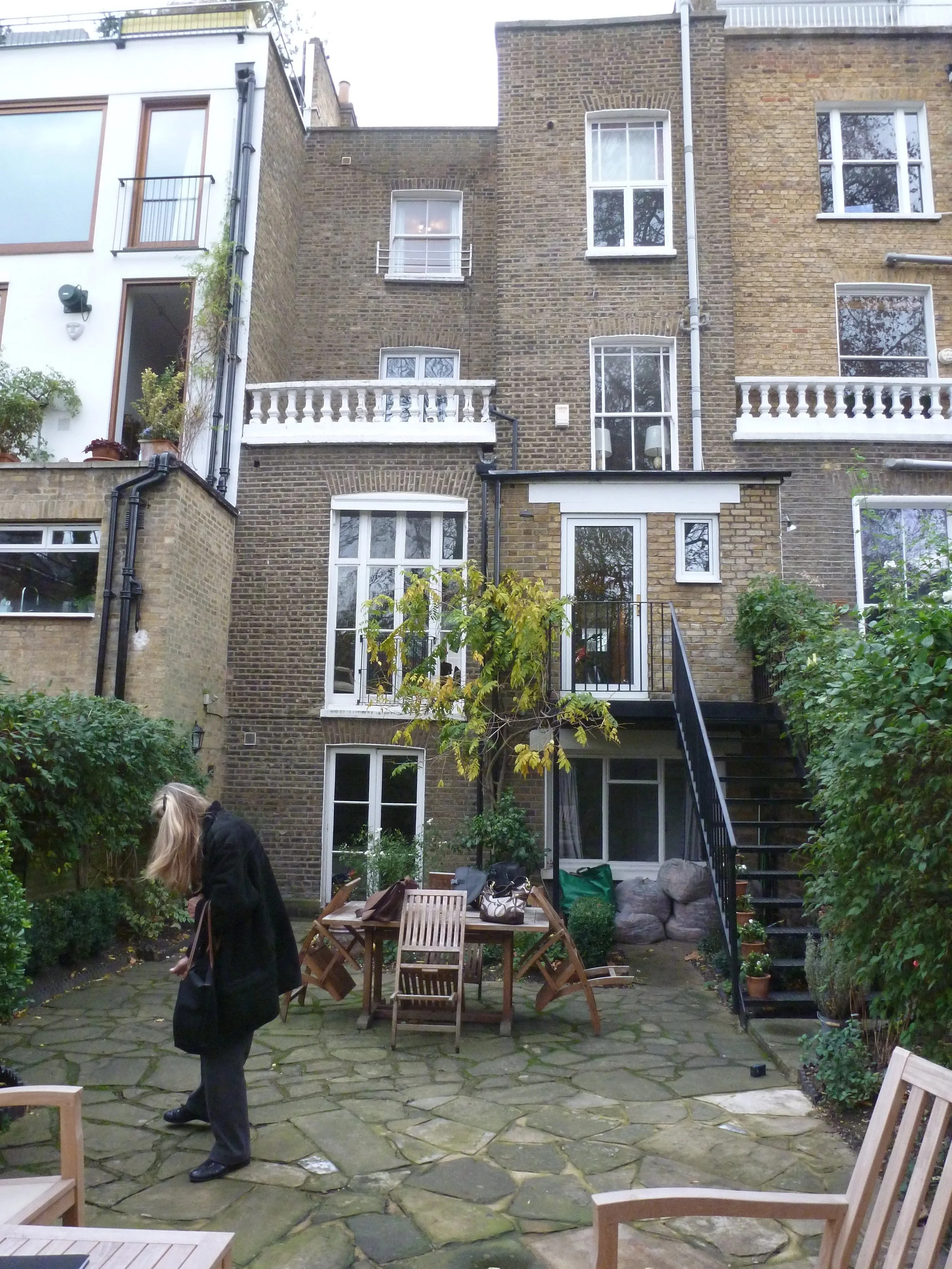 Rear elevation before extension