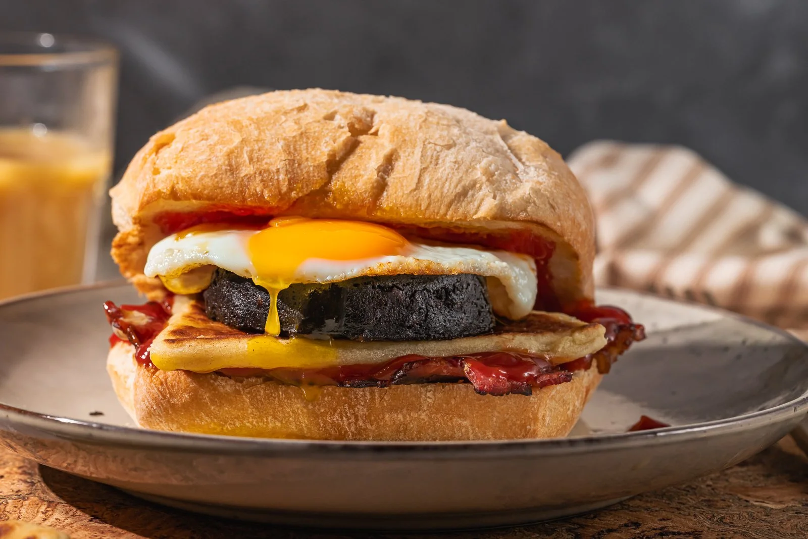 Simon Howie breakfast roll, with fried egg, landscape, WEB.jpg