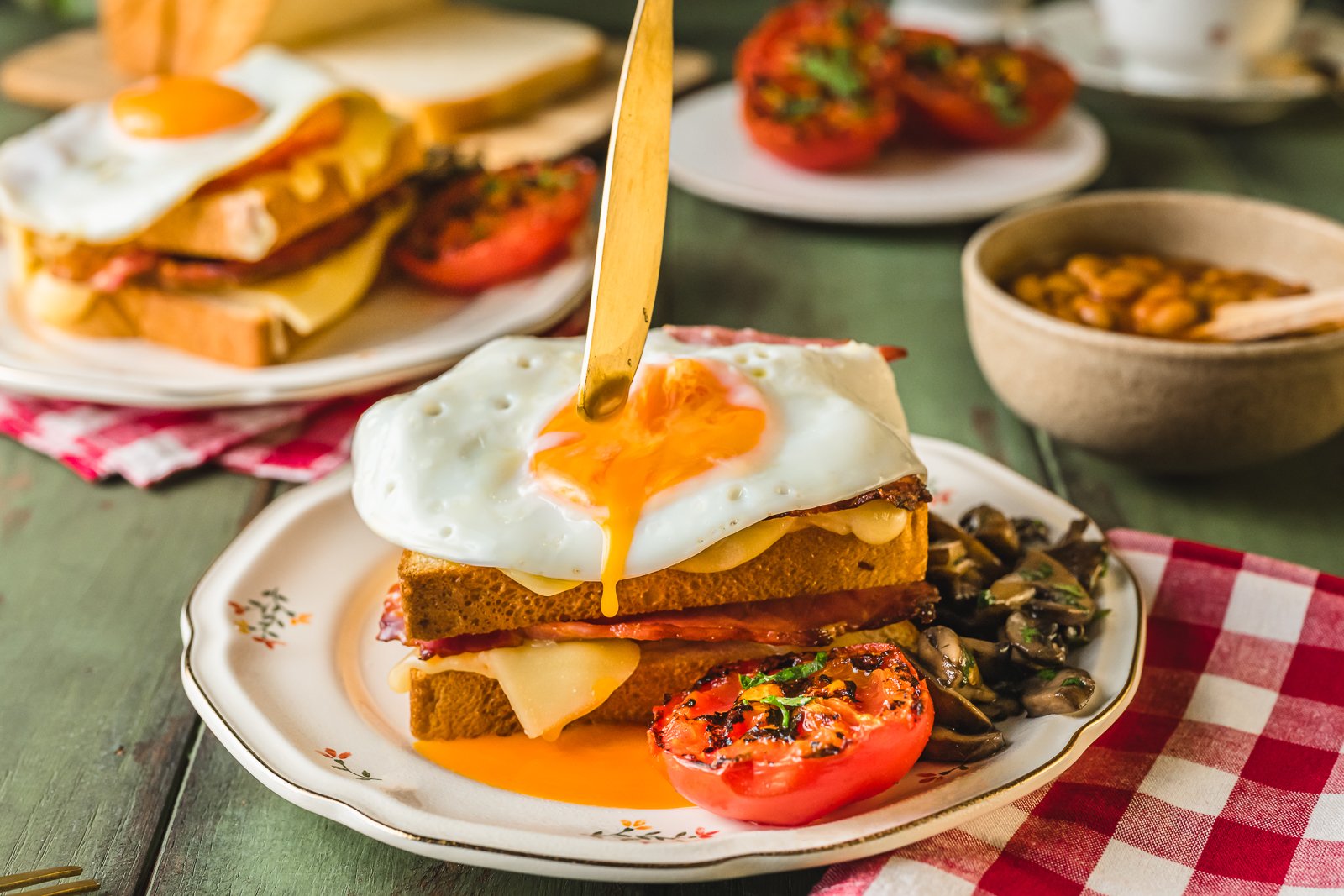 Brioche bread breakfast stack, with eggs, landscape, WEB.jpg