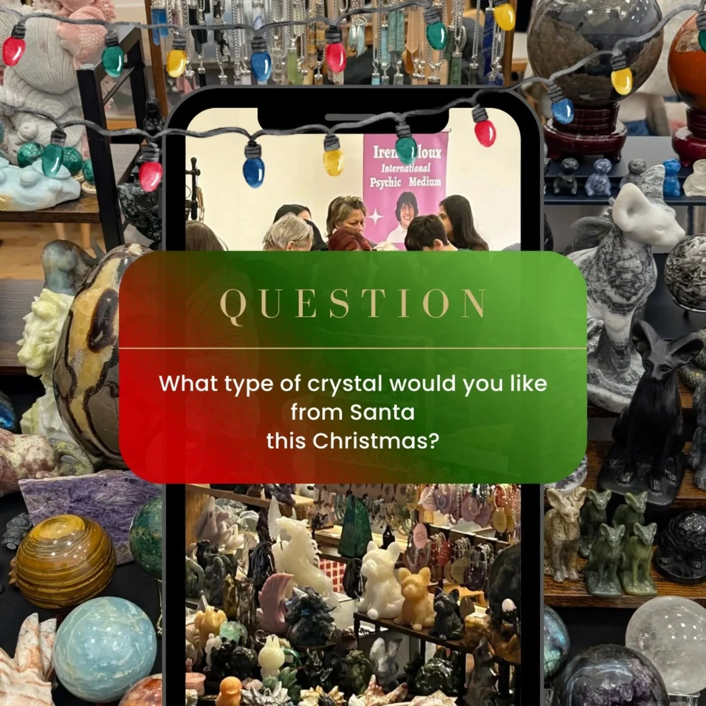 So if you wrote a Dear Santa Letter, What crystal would you ask for?