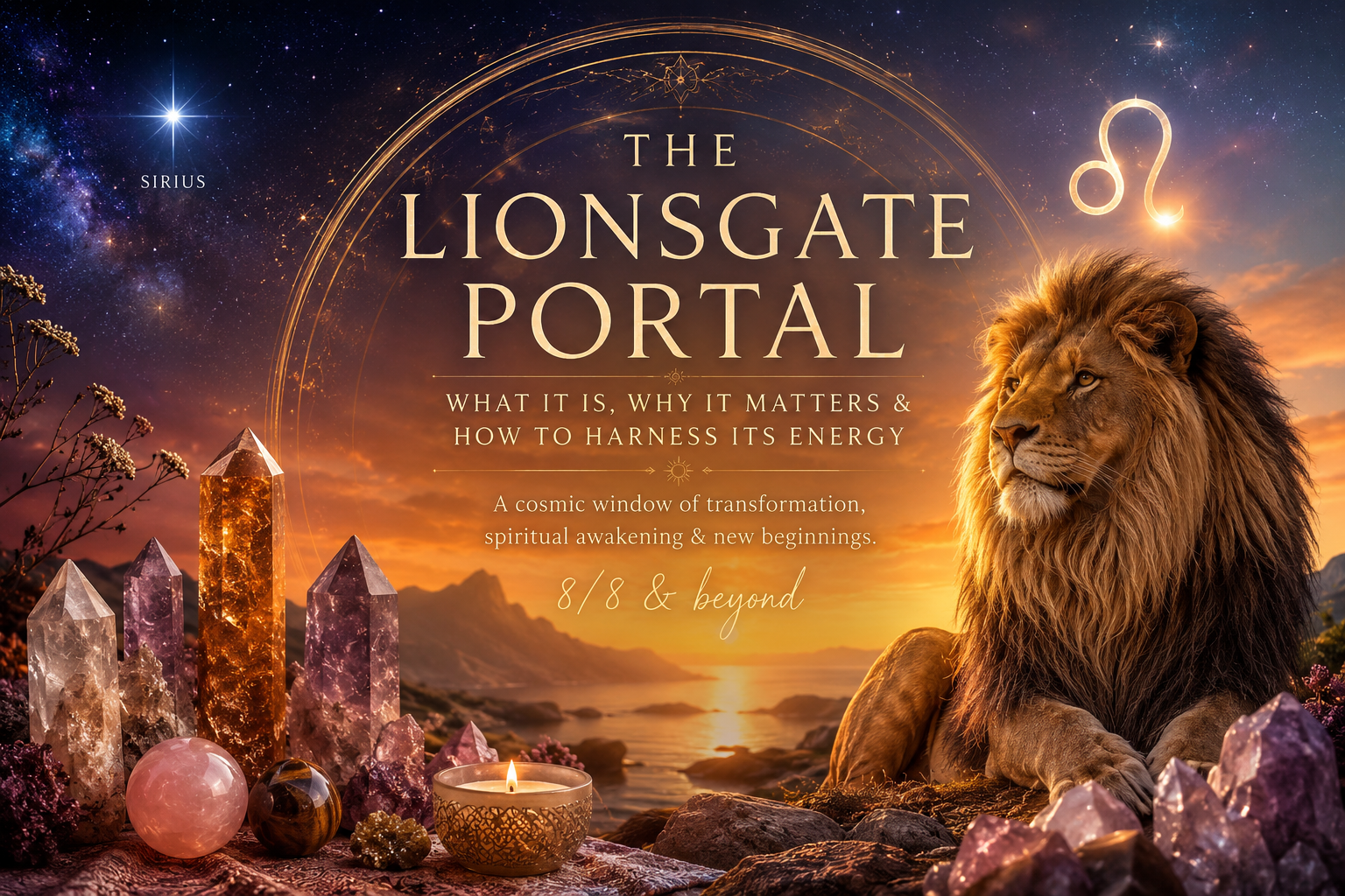 🦁✨ The Lionsgate Portal: A Time for Reflection, Intention &amp; Spiritual Growth